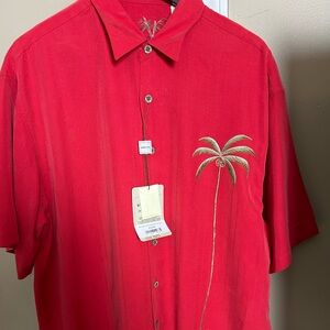 Royal Tropical Polynosic Camp Shirt by Bamboo Cay.